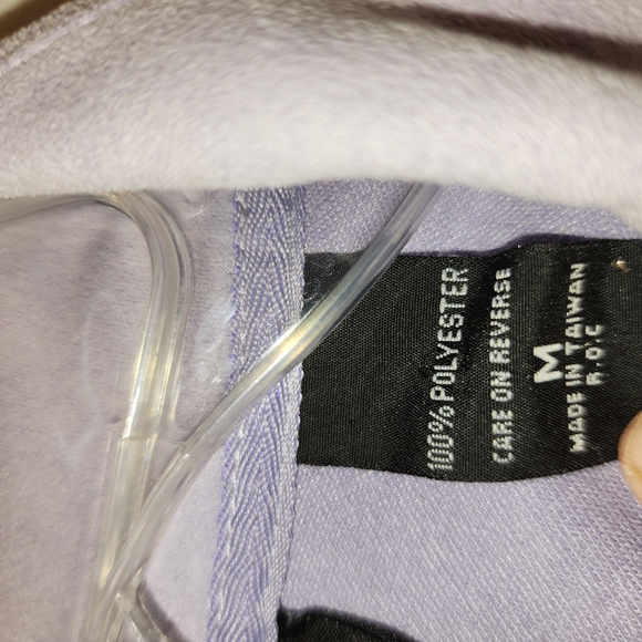 NY & Company Purple Zip-up Jacket & Wide-leg Sweatpants Tracksuit Set Size M - Picture 6 of 16